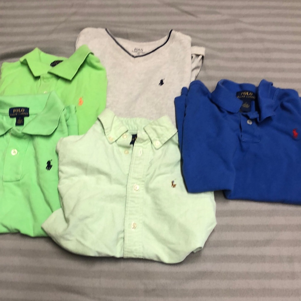 Boys Ralph Lauren polo shirt lot